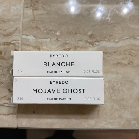 Byredo Other New Byredo Samples Blanche And Mojave Ghost Poshmark